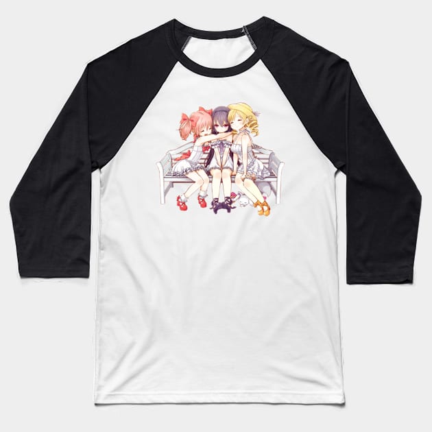 Madoka Magica Girls Baseball T-Shirt by KokoroPopShop